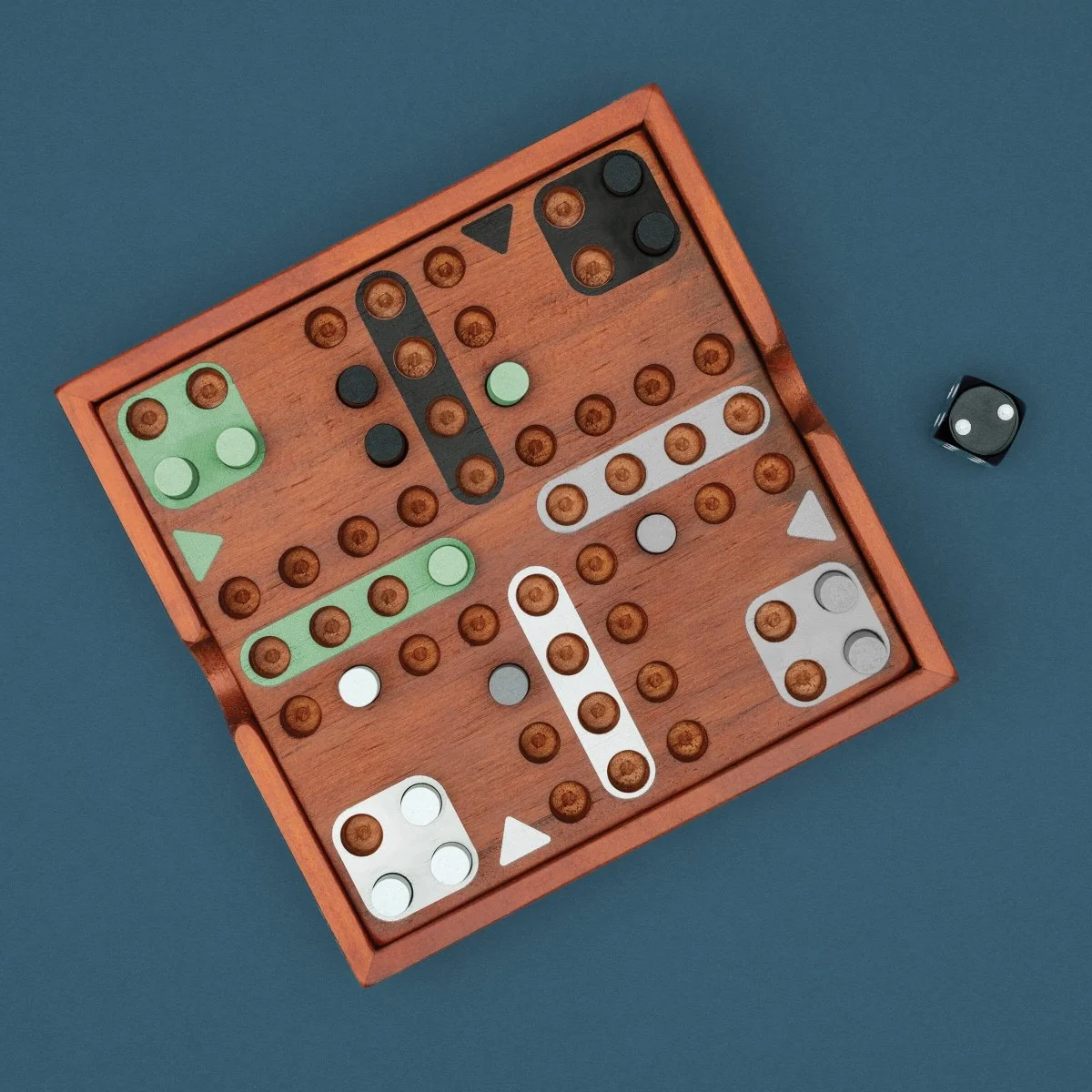 Ludo - Deluxe udgave i træ - Billede 4