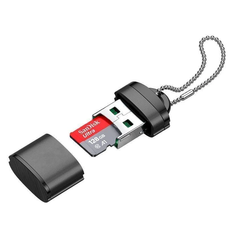 NÖRDIC USB-A kortlæser MicroSD UHS-I - Billede 2